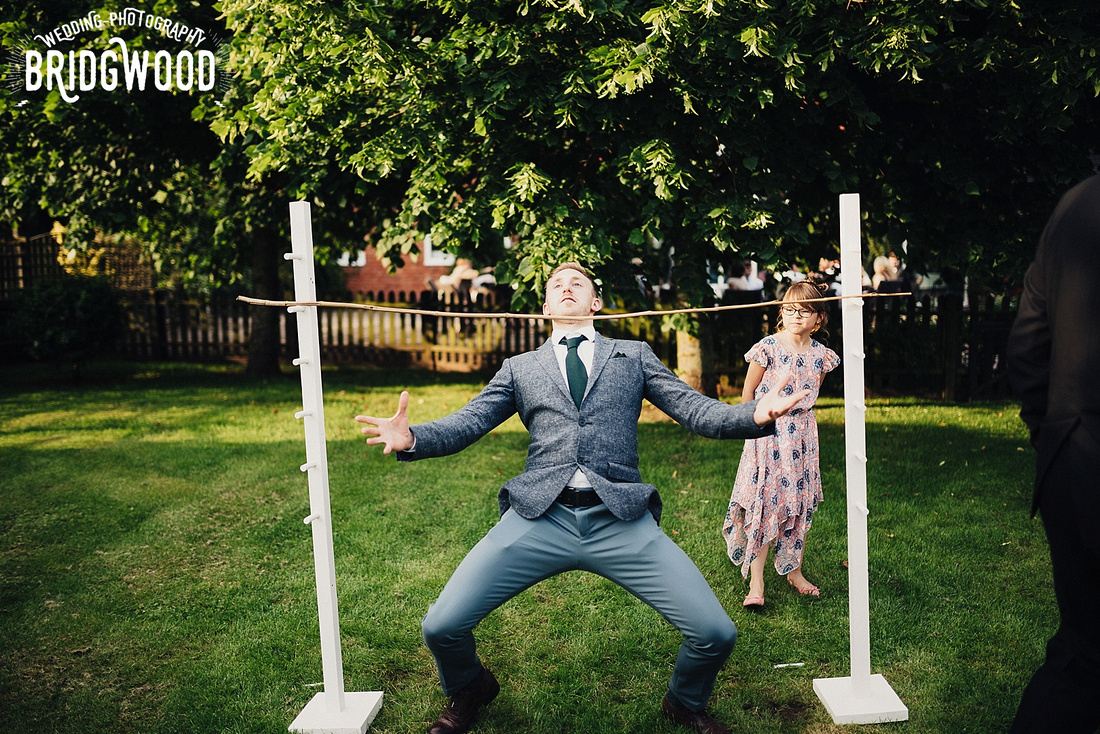 outdoor summer wedding party